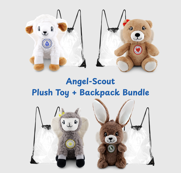 Angel-Scout™ Plush + Backpack Bundle
