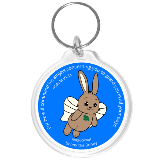 Prayer Key Charm - Benny the Bunny