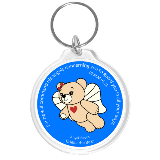 Prayer Key Charm - Briella the Bear