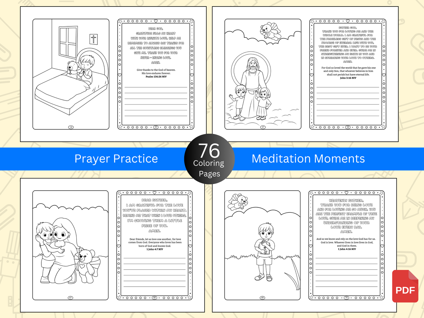 Coloring & Prayer Journal - THE LOVE OF GOD