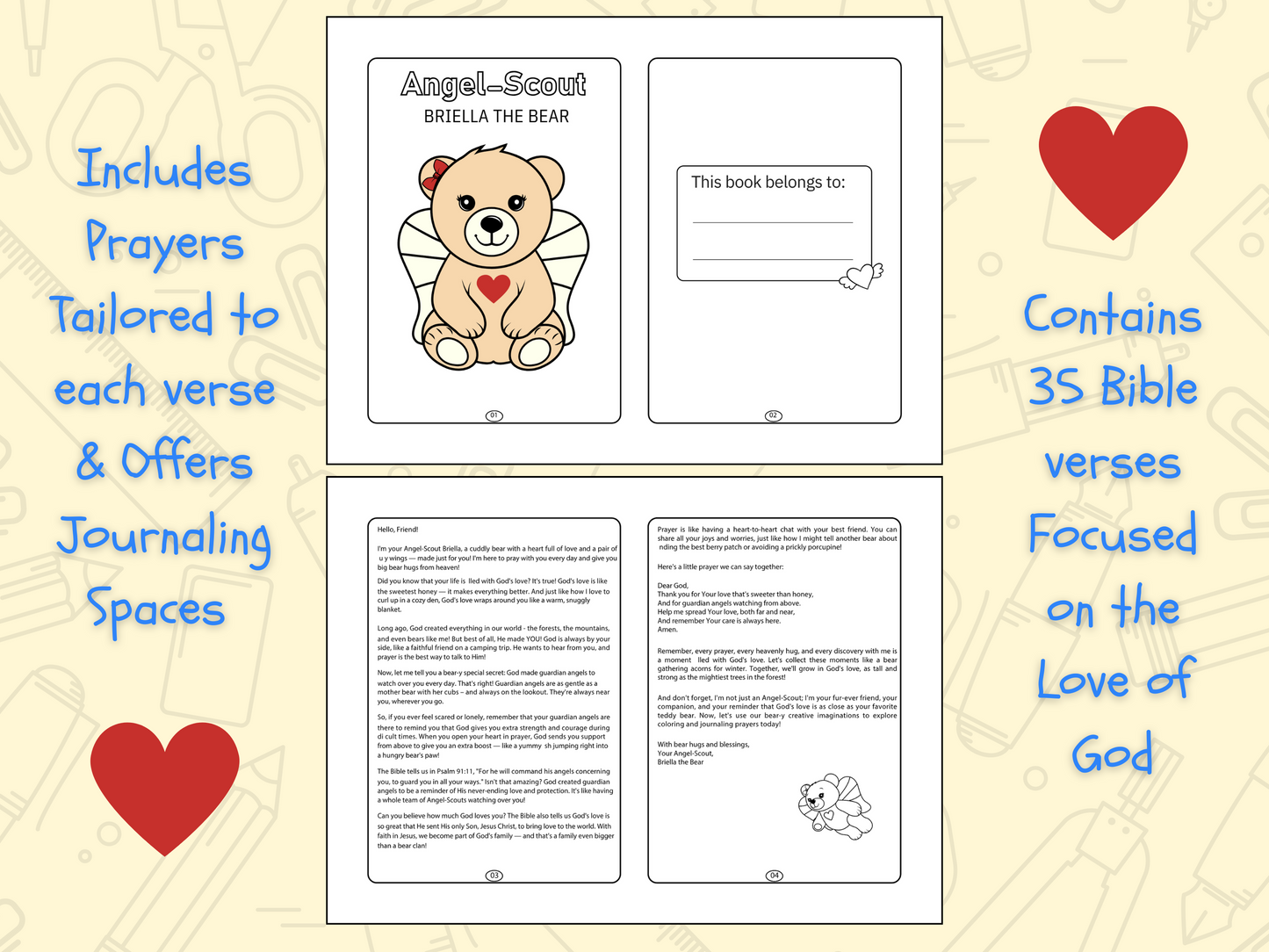 Coloring & Prayer Journal - THE LOVE OF GOD