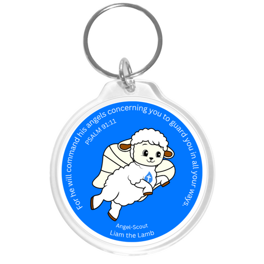 Prayer Key Charm - Liam the Lamb