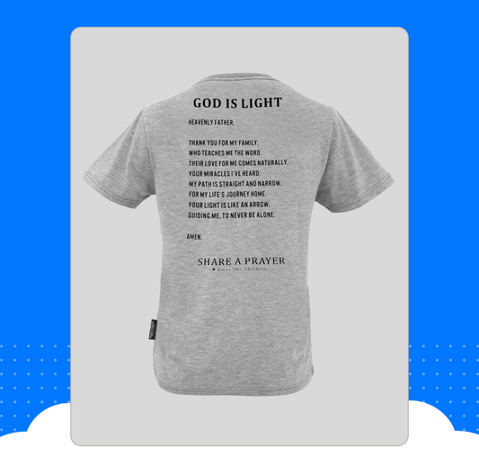 Kid's Short-Sleeve God is Light Shirt