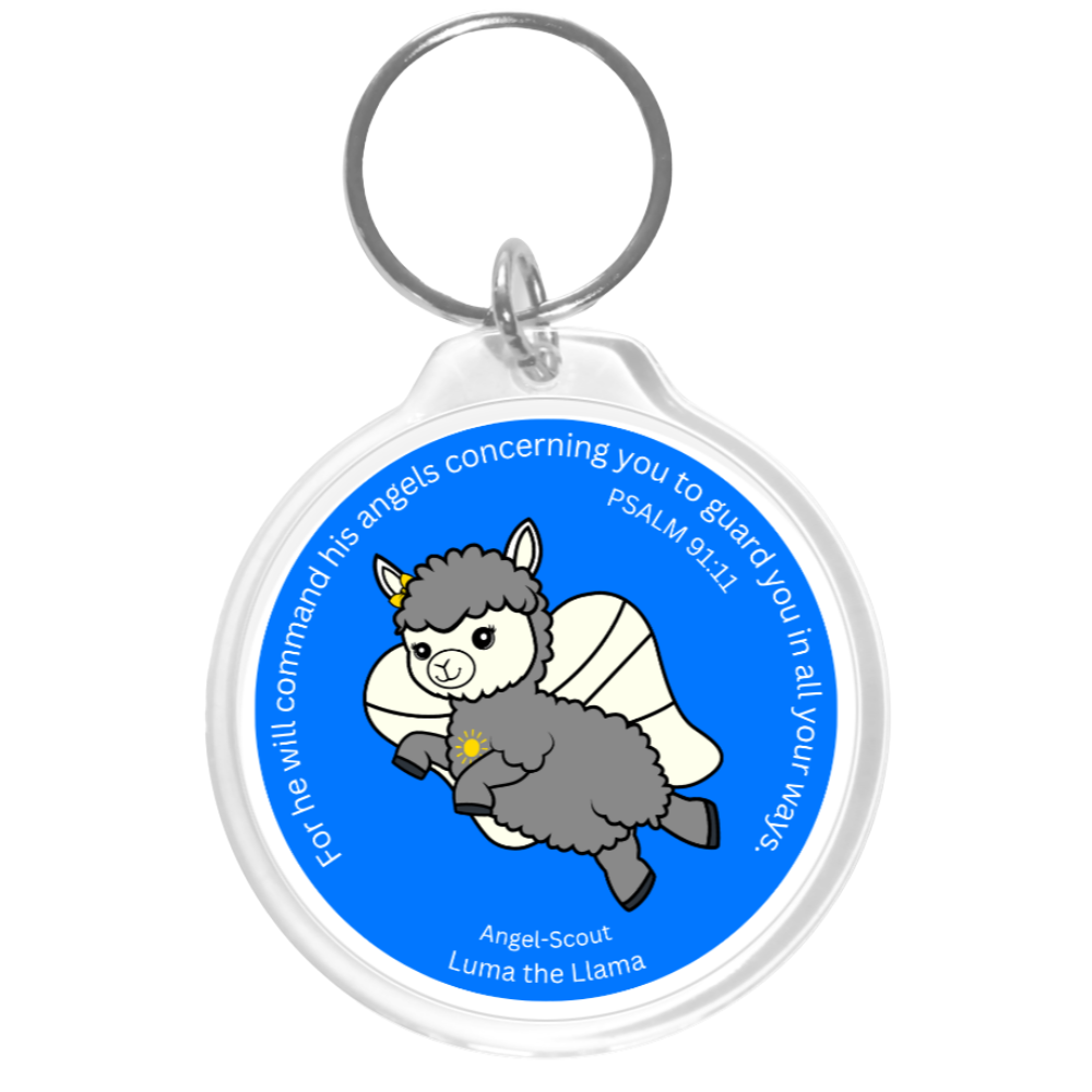 Prayer Key Charm - Luma the Llama