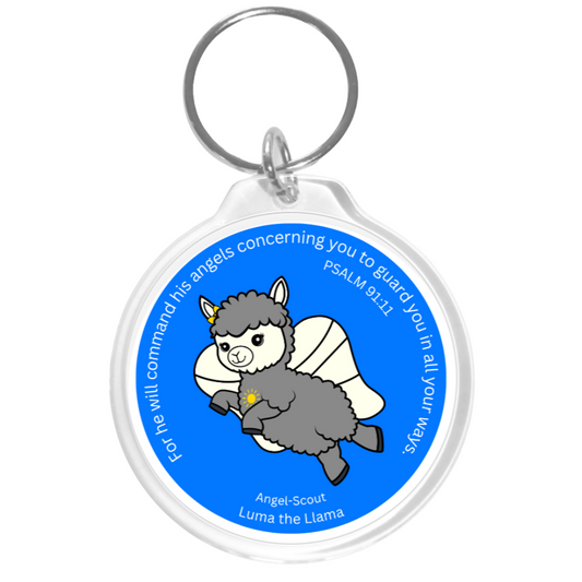 Prayer Key Charm - Luma the Llama