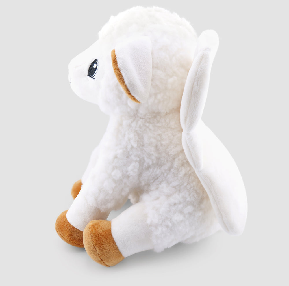 Angel-Scout™ Liam the Lamb | Plush Prayer Companion + Backpack