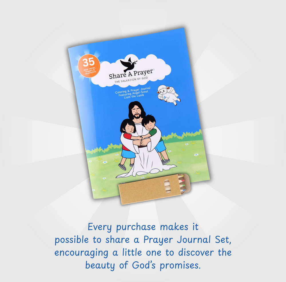 Angel-Scout™ Liam the Lamb | Plush Prayer Companion + Backpack
