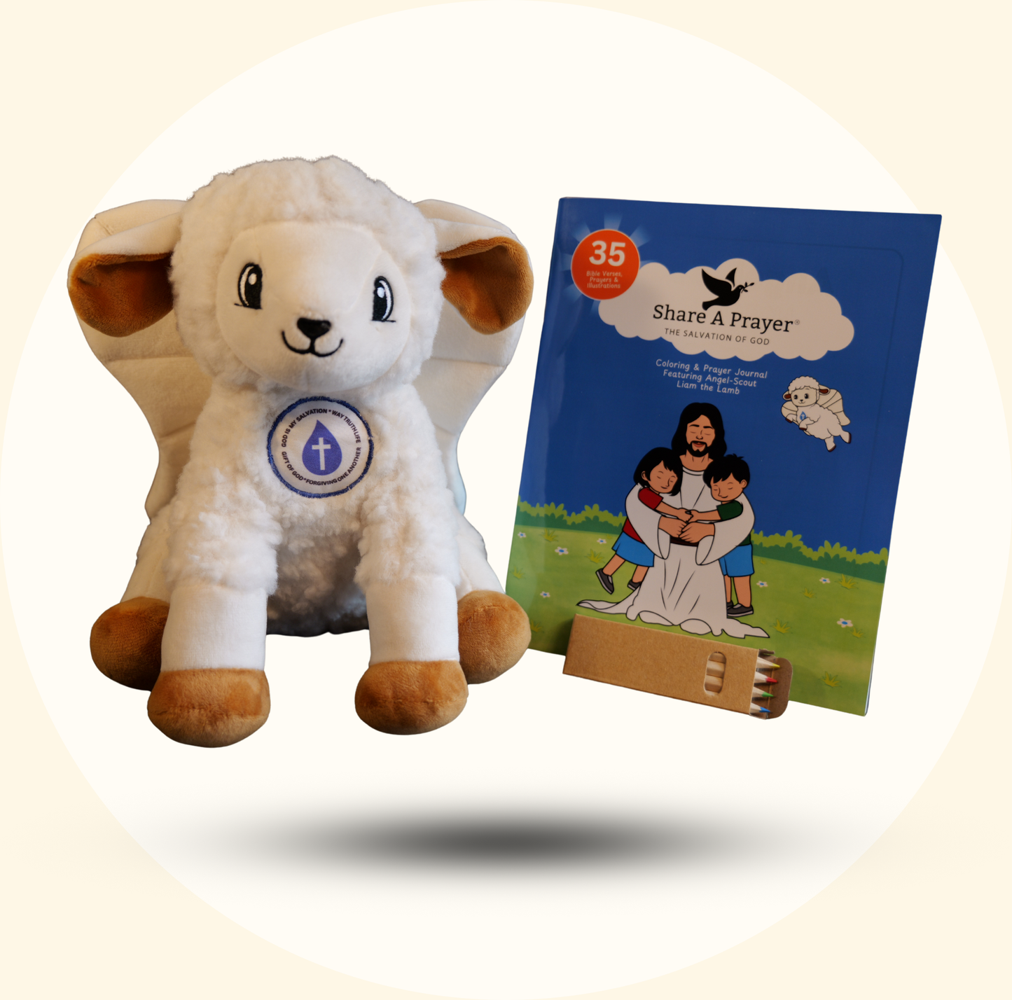 Liam the Lamb - Plush Toy + Journal Gift Set (Save $5)