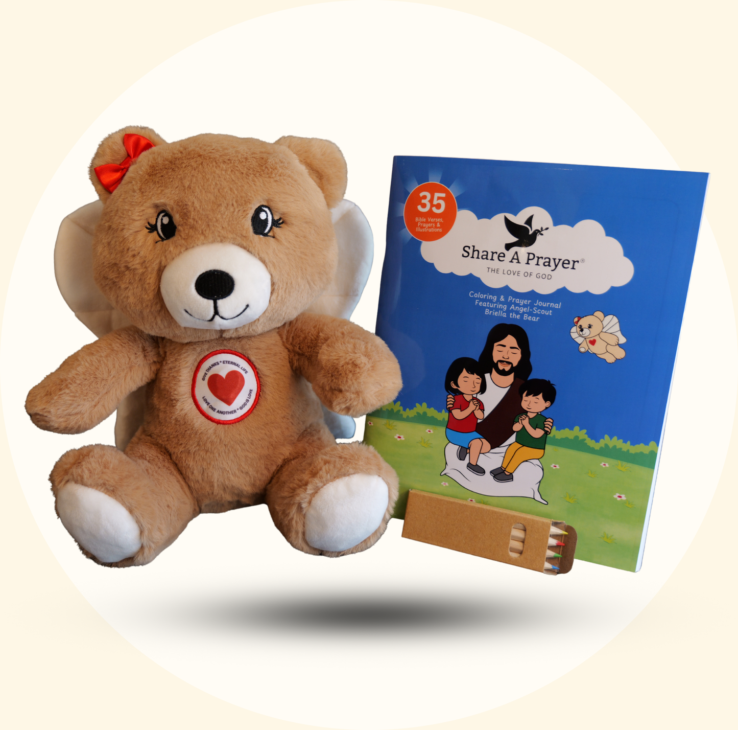 Briella the Bear - Plush Toy + Journal Gift Set (Save $5)