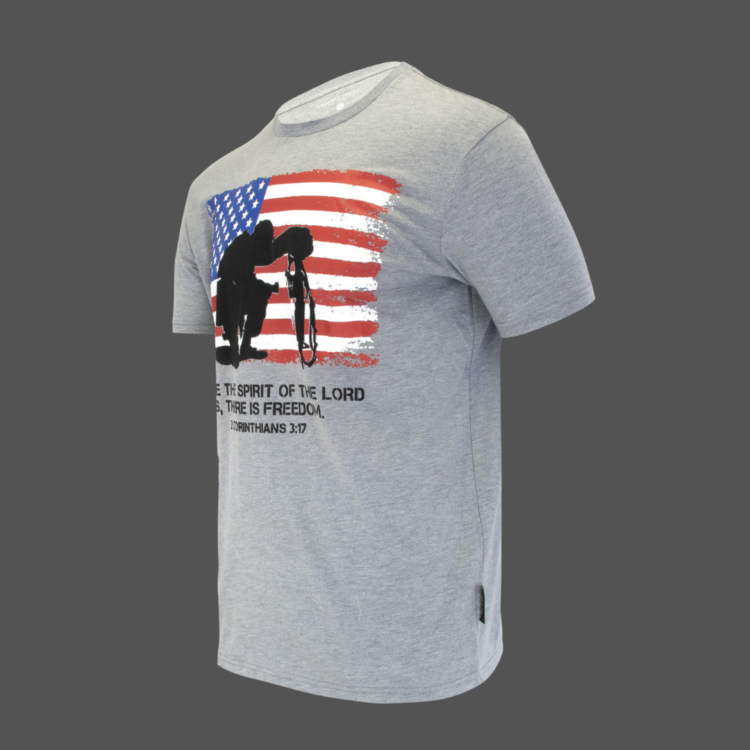 Men's Short-Sleeve Flag Shirt