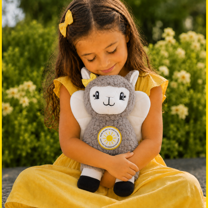 When the Prayer is Finished give Luma the Llama a Big Hug