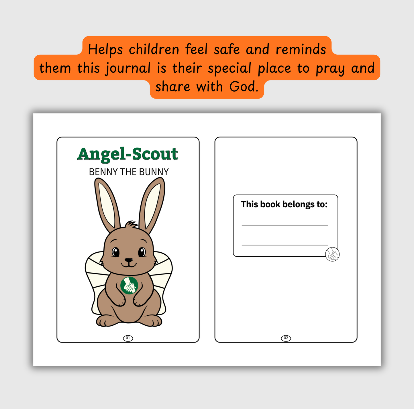 The Comfort of God – Coloring & Prayer Journal Featuring Angel-Scout, Benny the Bunny | 35 Bible Verses, Prayers & Faith-Inspired Art | Buy One, Bless One — Pray It Forward