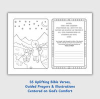 Angel-Scout™ Benny the Bunny | Coloring Prayer Journal Set | The Comfort of God