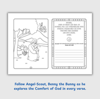 Angel-Scout™ Benny the Bunny | Coloring Prayer Journal Set | The Comfort of God