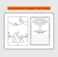 The Comfort of God – Coloring & Prayer Journal Featuring Angel-Scout, Benny the Bunny | 35 Bible Verses, Prayers & Faith-Inspired Art | Buy One, Bless One — Pray It Forward