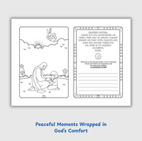 Angel-Scout™ Benny the Bunny | Coloring Prayer Journal Set | The Comfort of God