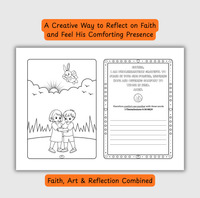 The Comfort of God – Coloring & Prayer Journal Featuring Angel-Scout, Benny the Bunny | 35 Bible Verses, Prayers & Faith-Inspired Art | Buy One, Bless One — Pray It Forward