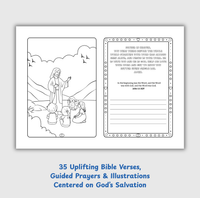Angel-Scout™ Liam the Lamb | Coloring Prayer Journal Set | The Salvation of God