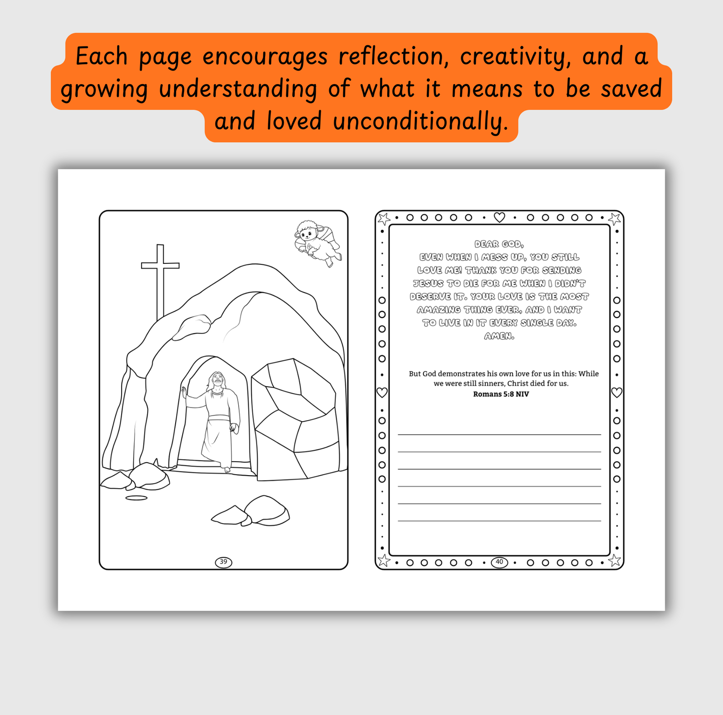 The Salvation of God – Coloring & Prayer Journal Featuring Angel-Scout, Liam the Lamb | 35 Bible Verses, Prayers & Faith-Inspired Art | Buy One, Bless One — Pray It Forward