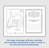 Angel-Scout™ Liam the Lamb | Coloring Prayer Journal Set | The Salvation of God