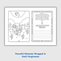 Angel-Scout™ Liam the Lamb | Coloring Prayer Journal Set | The Salvation of God
