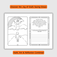 The Salvation of God – Coloring & Prayer Journal Featuring Angel-Scout, Liam the Lamb | 35 Bible Verses, Prayers & Faith-Inspired Art | Buy One, Bless One — Pray It Forward