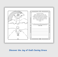 Angel-Scout™ Liam the Lamb | Coloring Prayer Journal Set | The Salvation of God