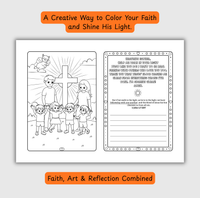 The Light of God – Coloring & Prayer Journal Featuring Angel-Scout, Luma the Llama | 35 Bible Verses, Prayers & Faith-Inspired Art | Buy One, Bless One — Pray It Forward
