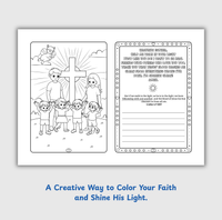 Angel-Scout™ Luma the Llama | Coloring Prayer Journal Set | The Light of God