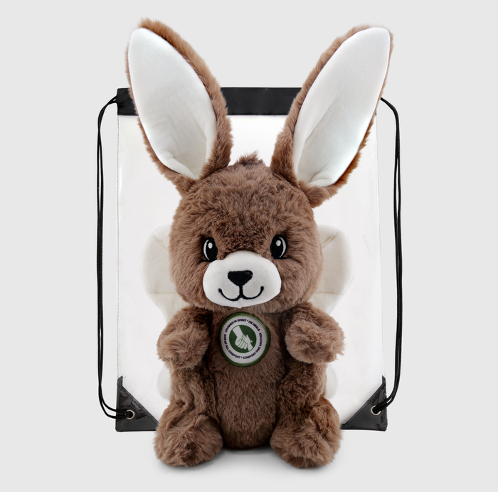 Angel-Scout™ Benny the Bunny | Plush Prayer Companion + Backpack