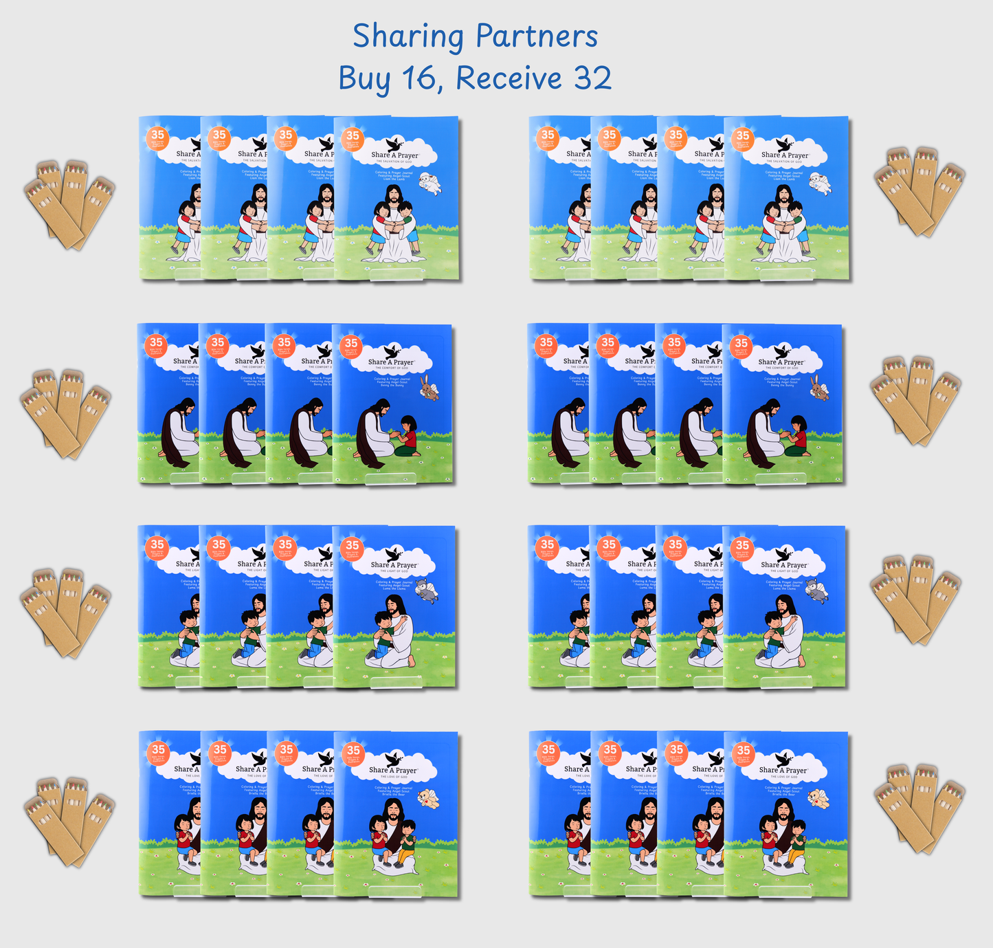 Angel-Scout Journal Sets — Sharing Partner BULK ORDERS