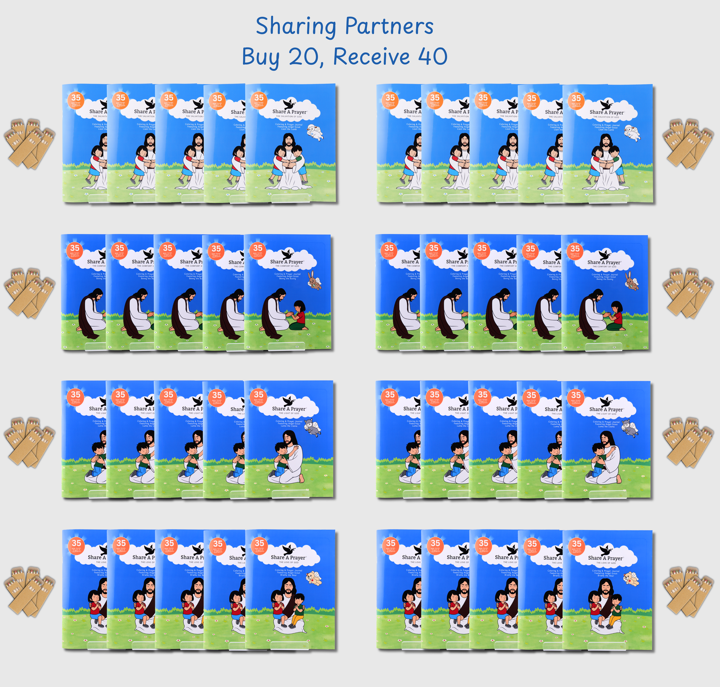 Angel-Scout Journal Sets — Sharing Partner BULK ORDERS
