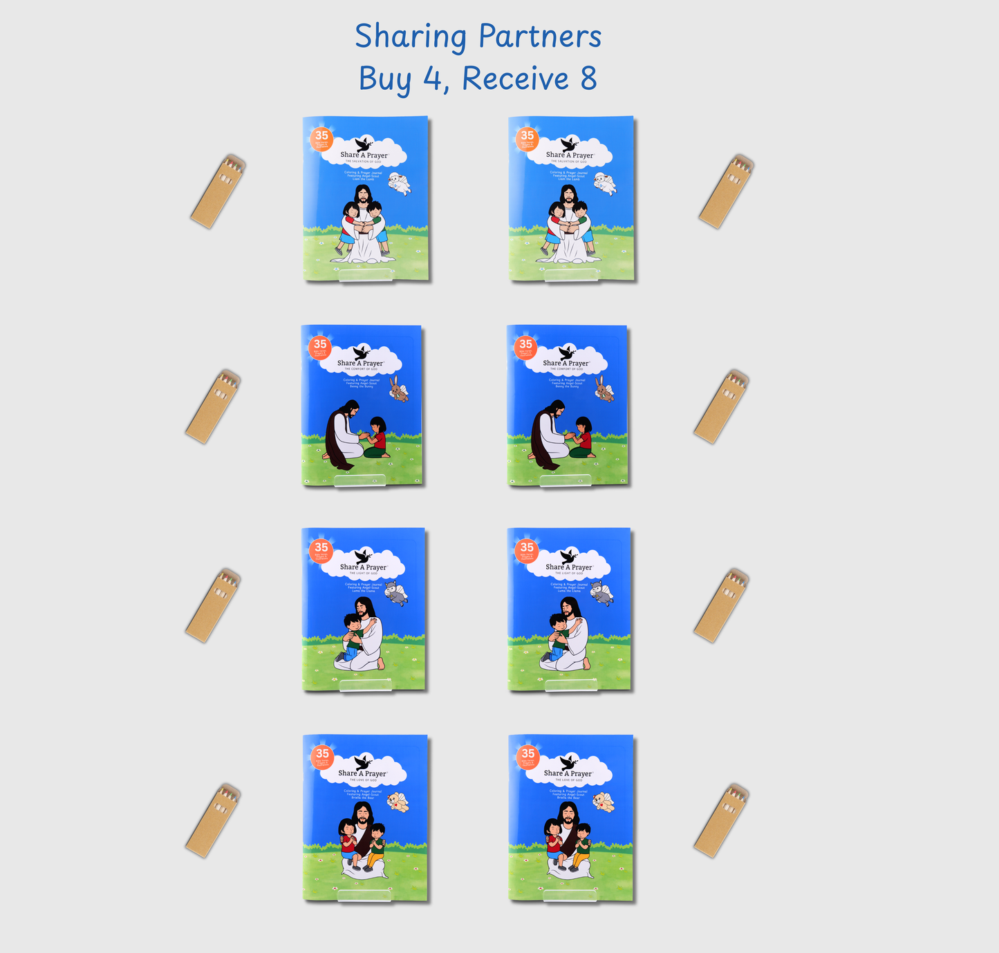 Angel-Scout Journal Sets — Sharing Partner BULK ORDERS