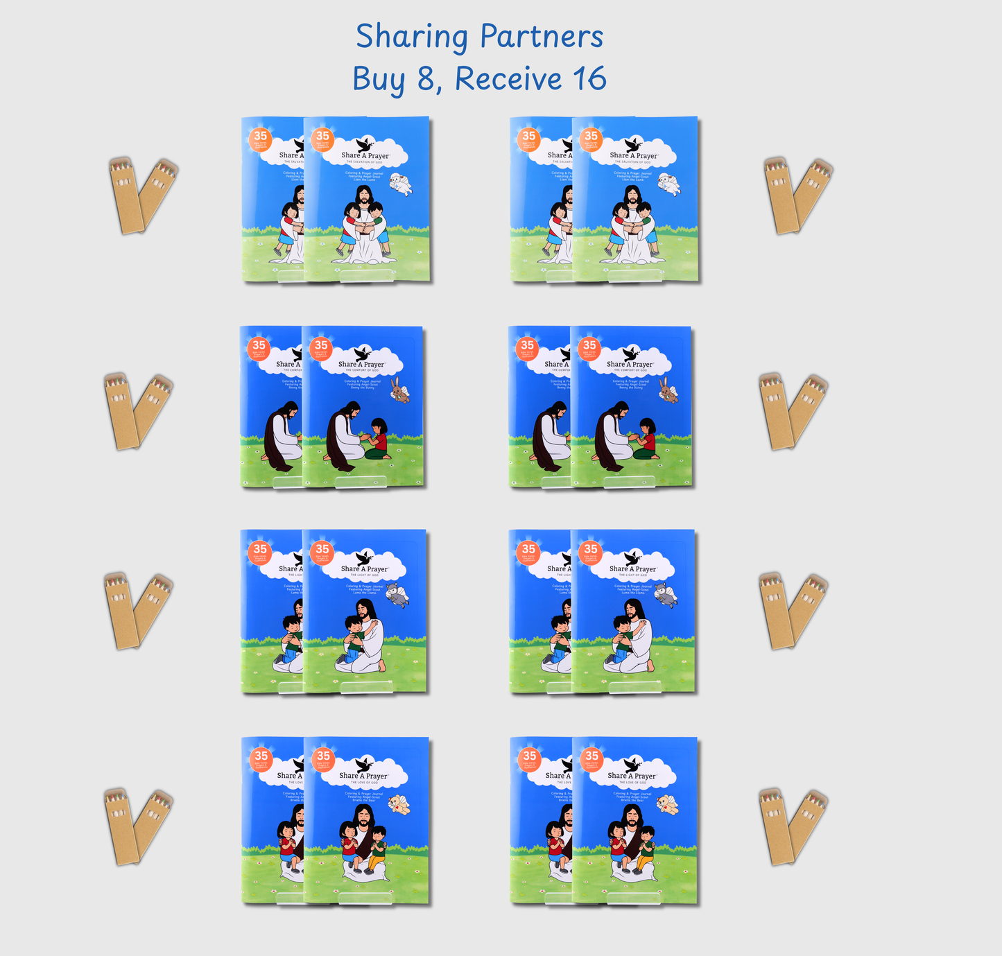 Angel-Scout Journal Sets — Sharing Partner BULK ORDERS