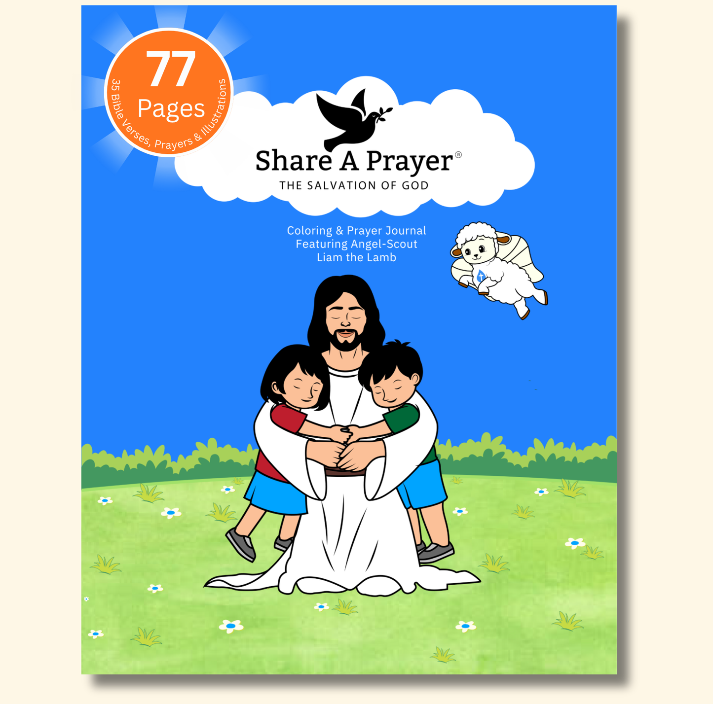The Salvation of God – Coloring & Prayer Journal Featuring Angel-Scout, Liam the Lamb | 35 Bible Verses, Prayers & Faith-Inspired Art | Buy One, Bless One — Pray It Forward