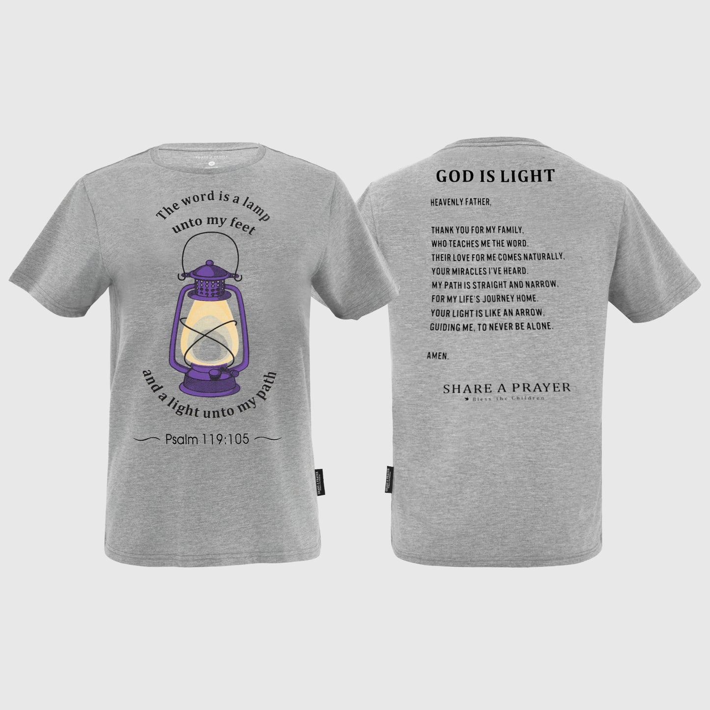 Kid's Short-Sleeve God is Light Shirt