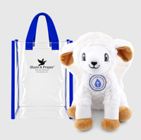 Angel-Scout™ Prayer Plush • Blue Tote, Liam the Lamb Edition | The Salvation of God