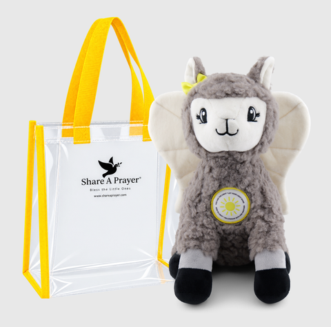 Angel-Scout™ Luma the Llama | Plush Prayer Companion + Backpack