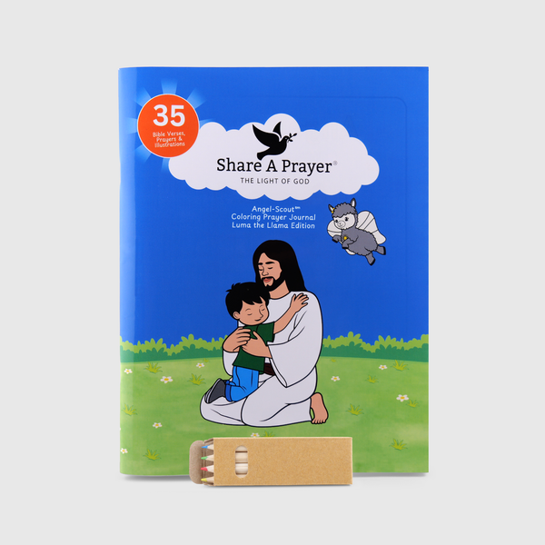 Angel-Scout™ Coloring Prayer Journal Set, Luma the Llama Edition | The Light of God
