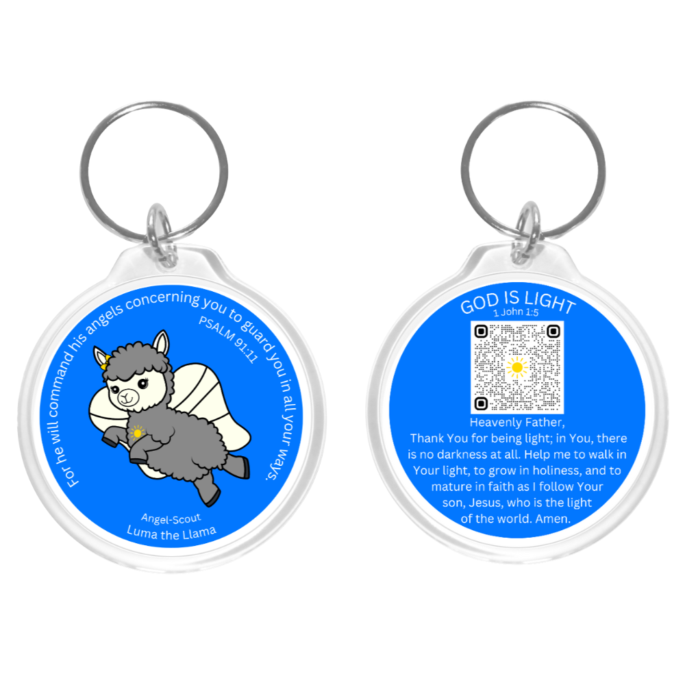 Prayer Key Charm - Luma the Llama