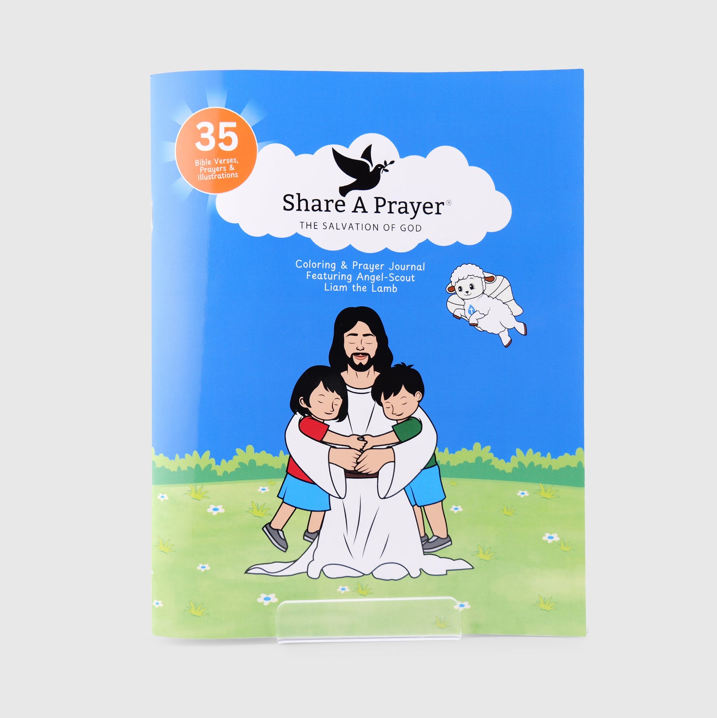 The Salvation of God – Coloring & Prayer Journal Featuring Angel-Scout, Liam the Lamb | 35 Bible Verses, Prayers & Faith-Inspired Art | Buy One, Bless One — Pray It Forward