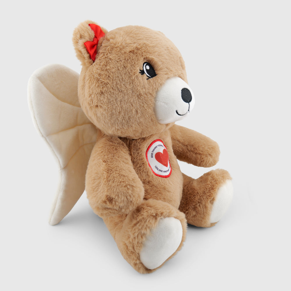 Angel-Scout™ Briella the Bear | Plush Prayer Companion + Backpack