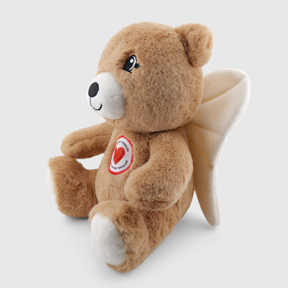 Angel-Scout™ Briella the Bear | Plush Prayer Companion + Backpack