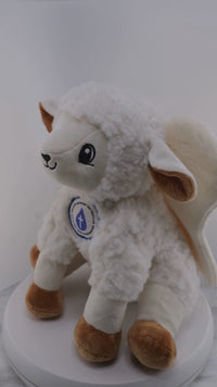 Angel-Scout™ Liam the Lamb | Plush Prayer Companion + Backpack