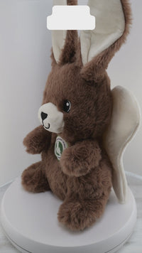 Angel-Scout™ Benny the Bunny Gift Set | Plush Prayer Companion • Coloring Prayer Journal • Backpack • Pencils